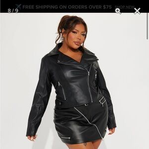 Never Average Moto Jacket - Black